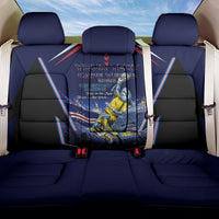 Personalized Cape Verde Blue Sharks Back Car Seat Cover African Pride Dynamic Stadium Soccer Graphic Art