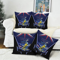 Personalized Cape Verde Blue Sharks Pillow Cover African Pride Dynamic Stadium Soccer Graphic Art