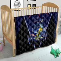 Personalized Cape Verde Blue Sharks Quilt African Pride Dynamic Stadium Soccer Graphic Art