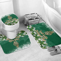 Saudi Arabia National Day Bathroom Set White Jasmine Arabic Calligraphy Cultural Pride
