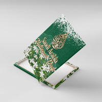 Saudi Arabia National Day Canvas Wall Art White Jasmine Arabic Calligraphy Cultural Pride