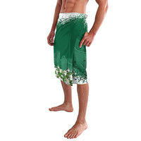 Saudi Arabia National Day Lavalava White Jasmine Arabic Calligraphy Cultural Pride