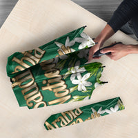 Saudi Arabia National Day Umbrella White Jasmine Arabic Calligraphy Cultural Pride