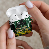 Saudi Arabia National Day AirPods Case Falcon Skyline Arabic Calligraphy Cultural Pride