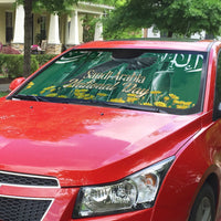 Saudi Arabia National Day Auto Sun Shade Falcon Skyline Arabic Calligraphy Cultural Pride