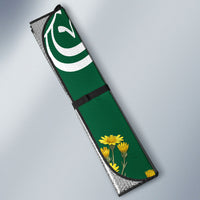 Saudi Arabia National Day Auto Sun Shade Falcon Skyline Arabic Calligraphy Cultural Pride