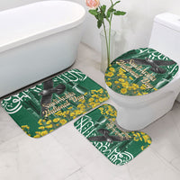 Saudi Arabia National Day Bathroom Set Falcon Skyline Arabic Calligraphy Cultural Pride