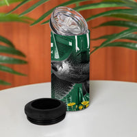 Saudi Arabia National Day 4 in 1 Can Cooler Tumbler Falcon Skyline Arabic Calligraphy Cultural Pride