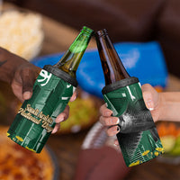 Saudi Arabia National Day 4 in 1 Can Cooler Tumbler Falcon Skyline Arabic Calligraphy Cultural Pride