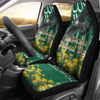Saudi Arabia National Day Car Seat Cover Falcon Skyline Arabic Calligraphy Cultural Pride