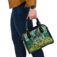 Saudi Arabia National Day Shoulder Handbag Falcon Skyline Arabic Calligraphy Cultural Pride