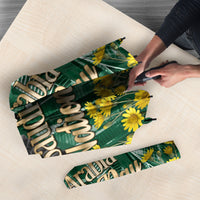 Saudi Arabia National Day Umbrella Falcon Skyline Arabic Calligraphy Cultural Pride