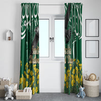 Saudi Arabia National Day Window Curtain Falcon Skyline Arabic Calligraphy Cultural Pride