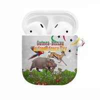 Guinea-Bissau Independence Day AirPods Case African Wildlife Cashew Harvest Cultural Pride