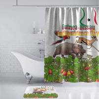 Guinea-Bissau Independence Day Bathroom Set African Wildlife Cashew Harvest Cultural Pride