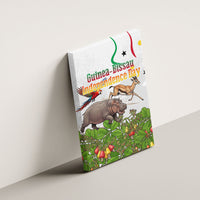 Guinea-Bissau Independence Day Canvas Wall Art African Wildlife Cashew Harvest Cultural Pride
