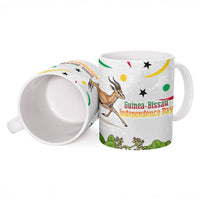 Guinea-Bissau Independence Day Ceramic Mug African Wildlife Cashew Harvest Cultural Pride