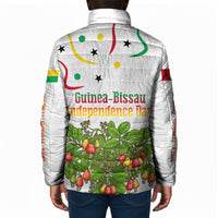 Guinea-Bissau Independence Day Padded Jacket African Wildlife Cashew Harvest Cultural Pride