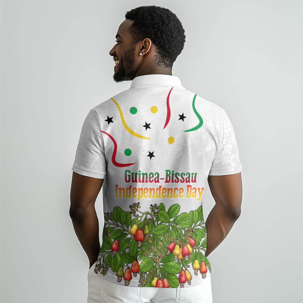 Guinea-Bissau Independence Day Polo Shirt African Wildlife Cashew Harvest Cultural Pride