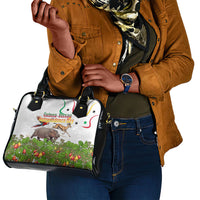 Guinea-Bissau Independence Day Shoulder Handbag African Wildlife Cashew Harvest Cultural Pride