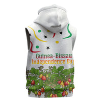 Guinea-Bissau Independence Day Sleeveless Hoodie African Wildlife Cashew Harvest Cultural Pride