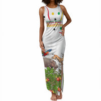 Guinea-Bissau Independence Day Tank Maxi Dress African Wildlife Cashew Harvest Cultural Pride
