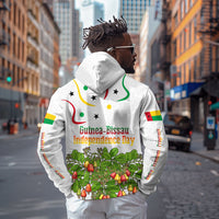 Guinea-Bissau Independence Day Zip Hoodie African Wildlife Cashew Harvest Cultural Pride