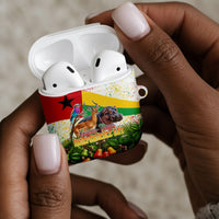 Guinea-Bissau Independence Day AirPods Case African Wildlife Cashew Harvest National Flag