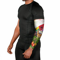Guinea-Bissau Independence Day Arm Sleeves African Wildlife Cashew Harvest National Flag