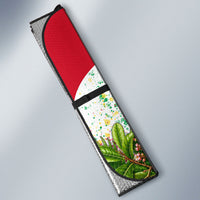 Guinea-Bissau Independence Day Auto Sun Shade African Wildlife Cashew Harvest National Flag