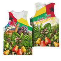 Guinea-Bissau Independence Day Basketball Jersey African Wildlife Cashew Harvest National Flag