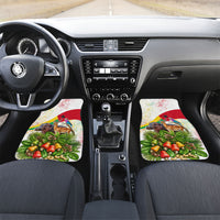 Guinea-Bissau Independence Day Car Mats African Wildlife Cashew Harvest National Flag