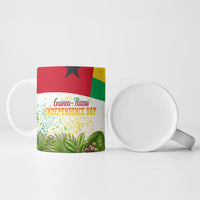 Guinea-Bissau Independence Day Ceramic Mug African Wildlife Cashew Harvest National Flag
