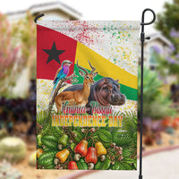 Guinea-Bissau Independence Day Garden Flag African Wildlife Cashew Harvest National Flag