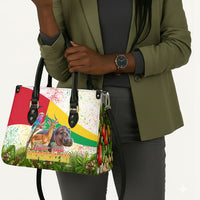 Guinea-Bissau Independence Day Leather Bag African Wildlife Cashew Harvest National Flag