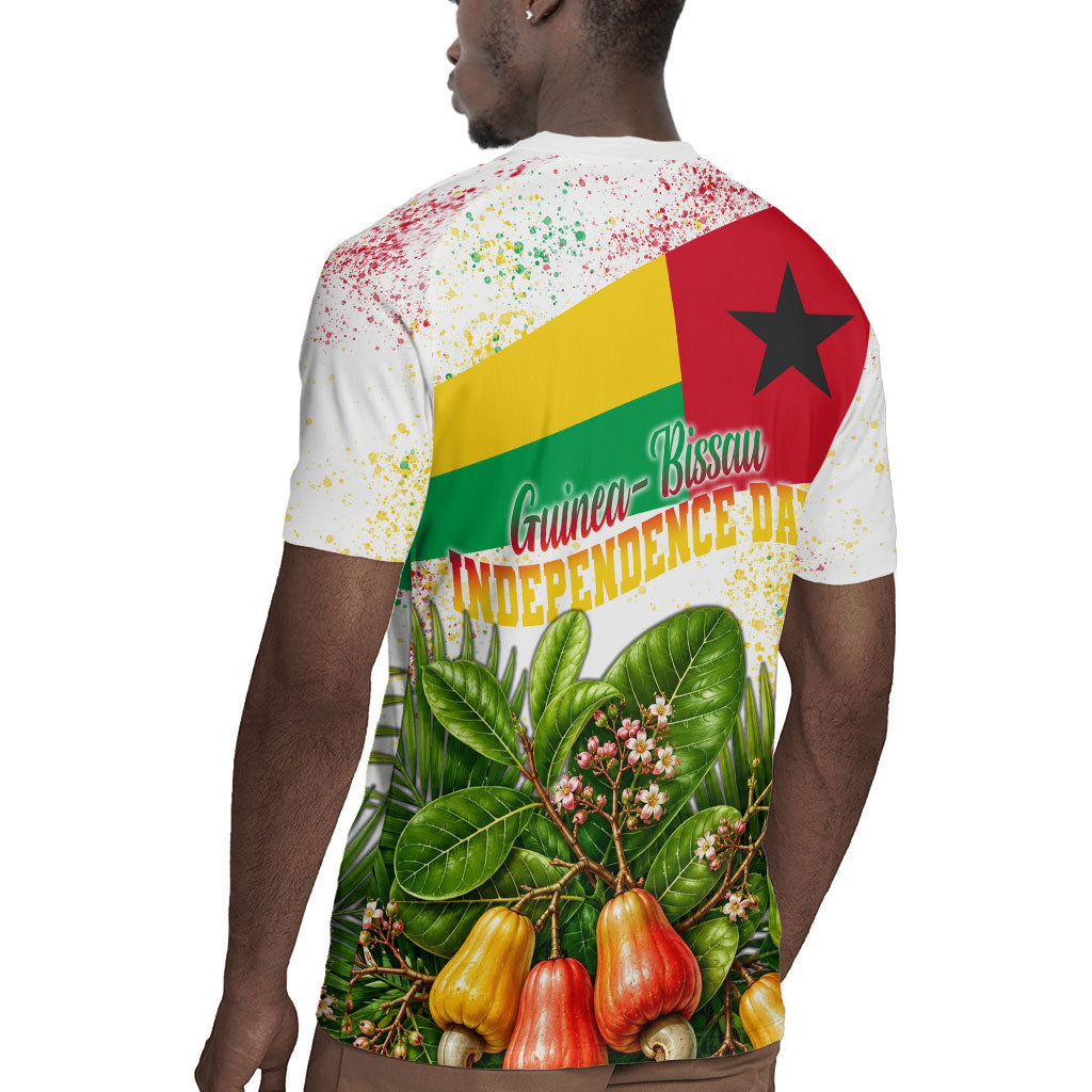 Guinea-Bissau Independence Day Rugby Jersey African Wildlife Cashew Harvest National Flag