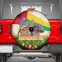 Guinea-Bissau Independence Day Spare Tire Cover African Wildlife Cashew Harvest National Flag