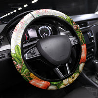 Guinea-Bissau Independence Day Steering Wheel Cover African Wildlife Cashew Harvest National Flag