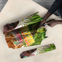 Guinea-Bissau Independence Day Umbrella African Wildlife Cashew Harvest National Flag