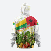 Guinea-Bissau Independence Day Zip Hoodie African Wildlife Cashew Harvest National Flag