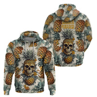 Pineapple Skull Hoodie Summer Paradise - Wonder Print Shop