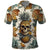 Pineapple Skull Polo Shirt Summer Paradise - Wonder Print Shop