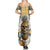 Pineapple Skull Summer Maxi Dress Summer Paradise - Wonder Print Shop