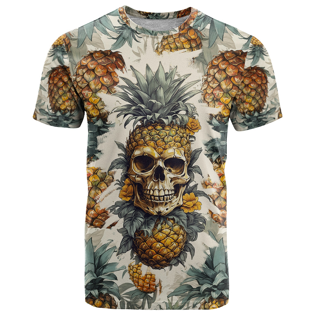 Pineapple Skull T Shirt Summer Paradise - Wonder Print Shop