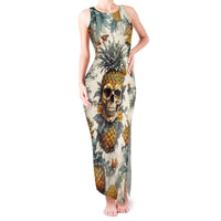 Pineapple Skull Tank Maxi Dress Summer Paradise - Wonder Print Shop