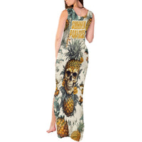 Pineapple Skull Tank Maxi Dress Summer Paradise - Wonder Print Shop