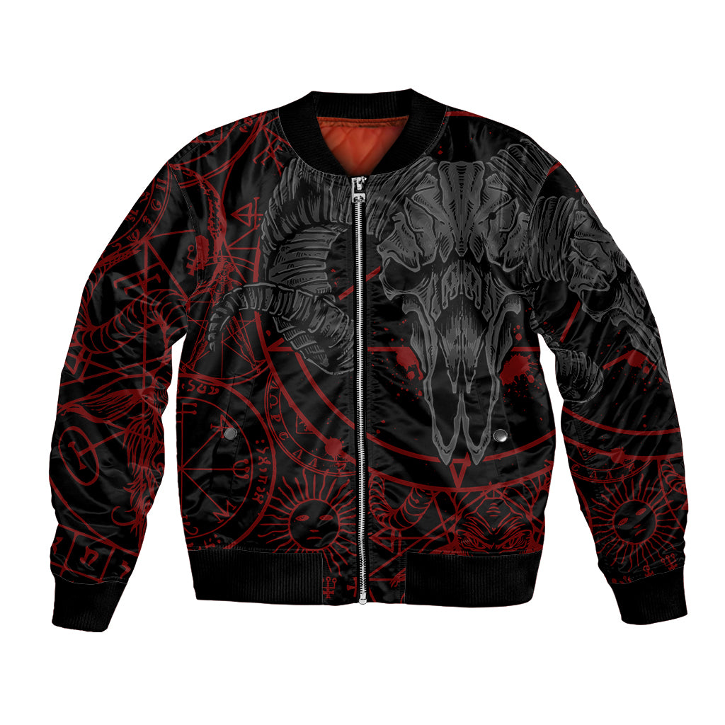 Skull Demon Bomber Jacket We All Have The Devil Inside Us - Wonder Print Shop