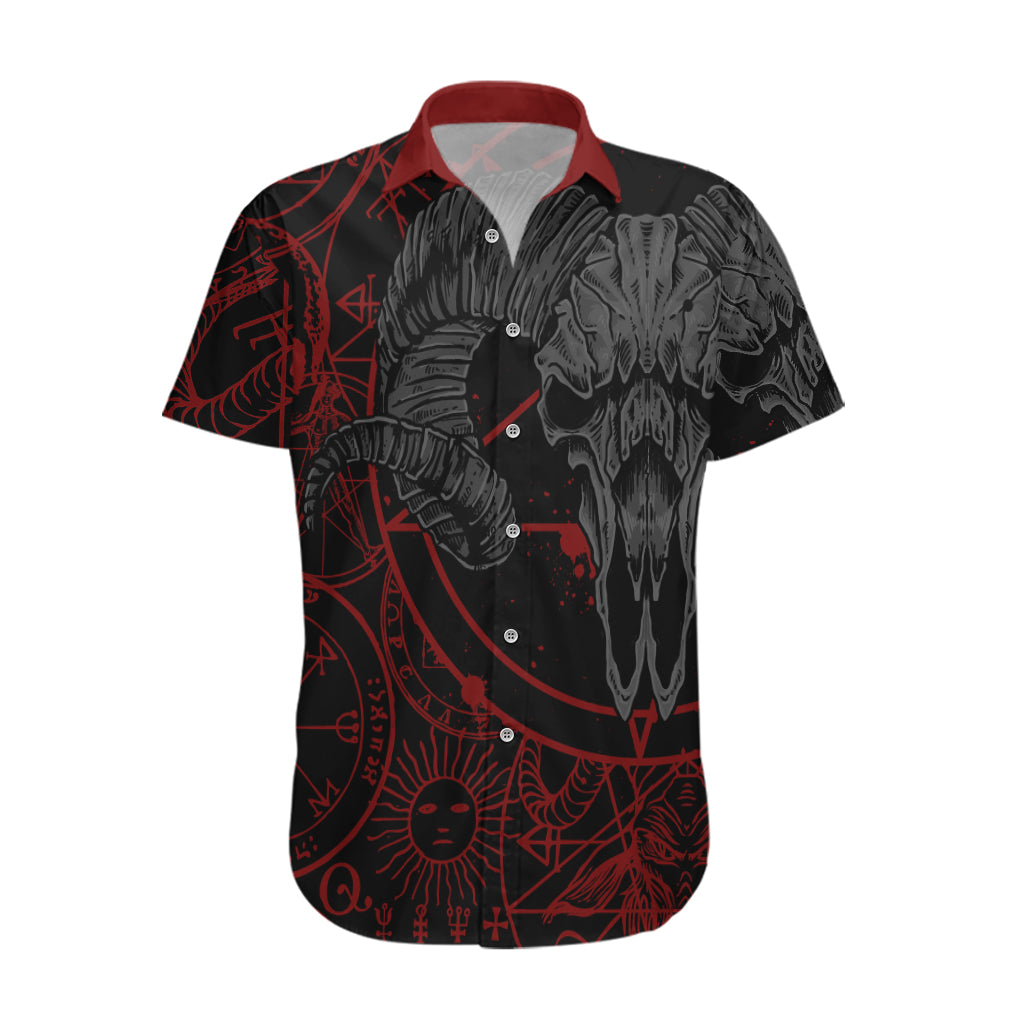 Skull Demon Hawaiian Shirt We All Have The Devil Inside Us - Wonder Print Shop