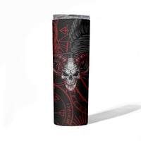 Skull Demon Skinny Tumbler We All Have The Devil Inside Us - Wonder Print Shop