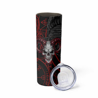 Skull Demon Skinny Tumbler We All Have The Devil Inside Us - Wonder Print Shop